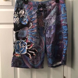 Ed Hardy swimming trunks